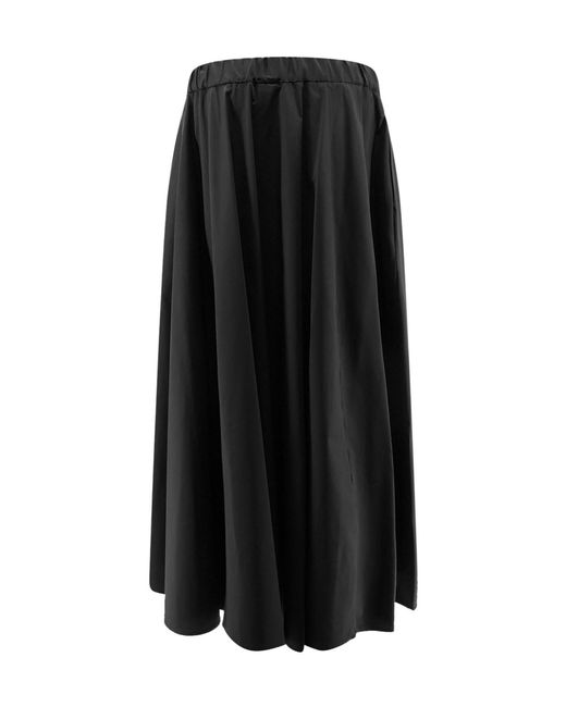 Aspesi Blue Stretch Poplin Skirt