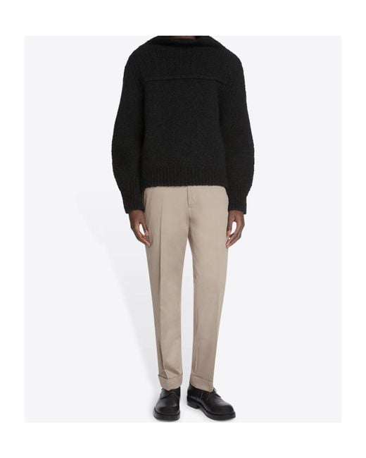 Dries Van Noten Natural Cuffed Pants for men