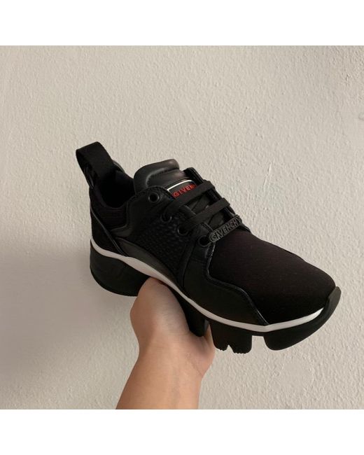 Givenchy Black Jaw Chunky Low-Top Sneakers