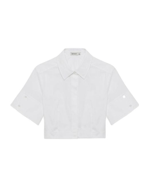 Jonathan Simkhai White Sabrina Shirt