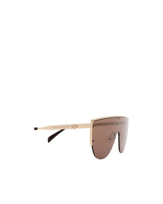 McQueen Pink Eyewear Shiny Sunglasses for men