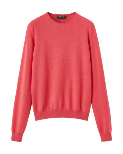 Loro Piana Red Sergio Crewneck Jumper