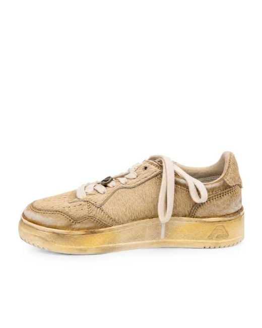 Autry Natural Beaded Tassel Sneakers