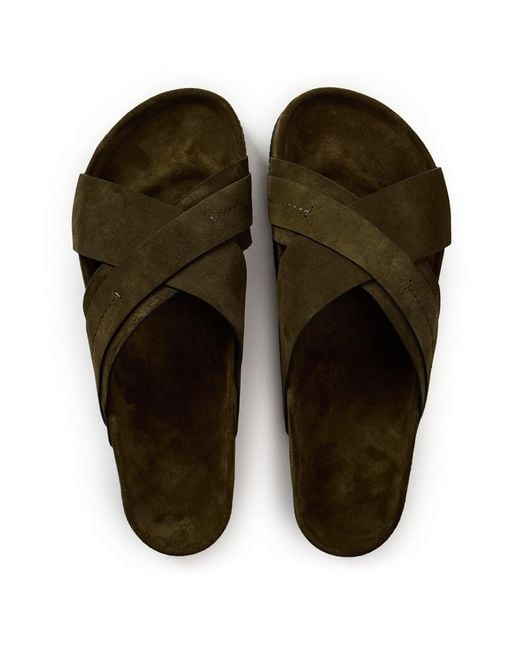 Tom Ford Brown Slider Slippers for men