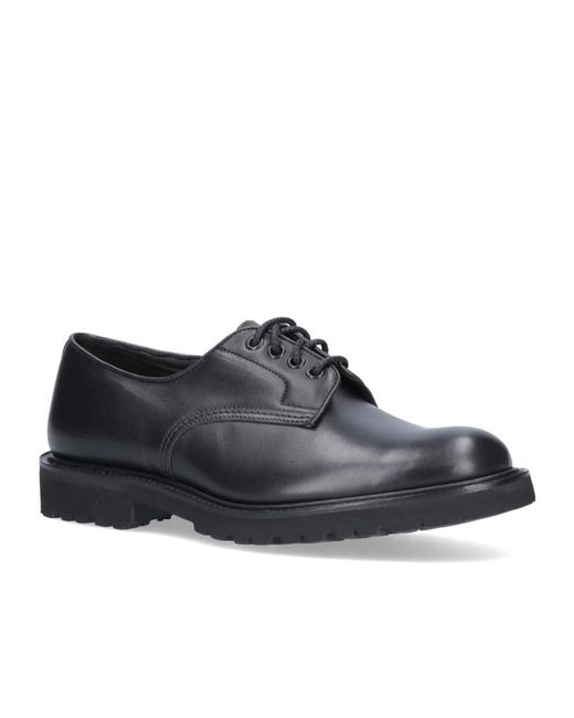 Tricker's Gray Tricker's Daniel Tramping Lace-Up Shoes