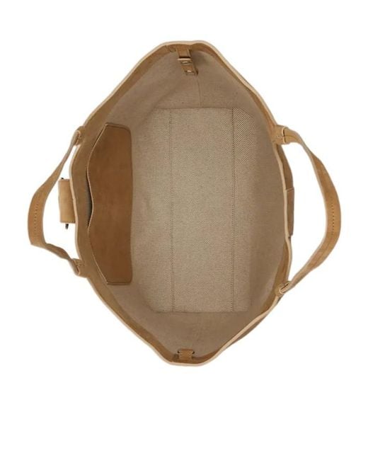 Roger Vivier Natural Belle Vivier Medium Shopping Bag