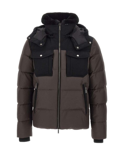 Moorer Black Alarick Down Jacket for men