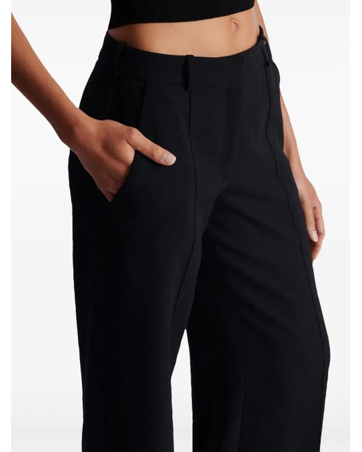 Balmain Black Belt Loops Slacks