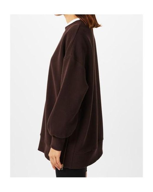 Varley Brown Mae Boyfriend Sweatshirt