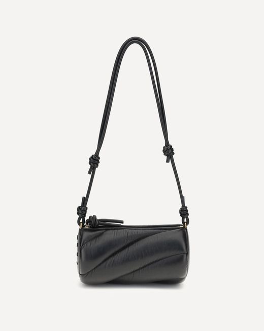 Fiorucci Black Mella Woven Shoulder Bag