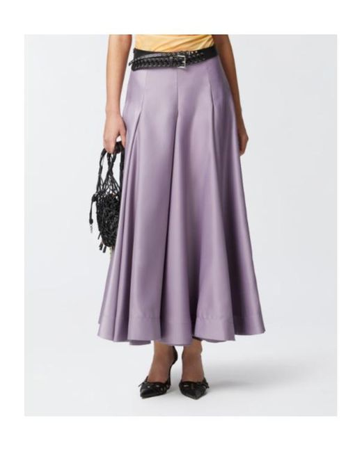 Pinko Purple Midi Skirts