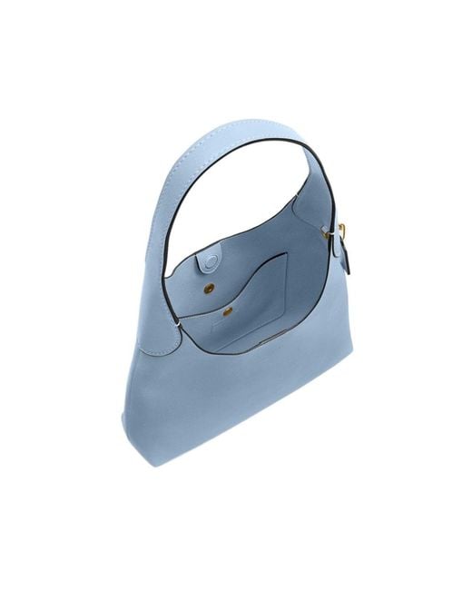 COACH Blue Brooklyn 28 Logo Detailed Shoulder Bag