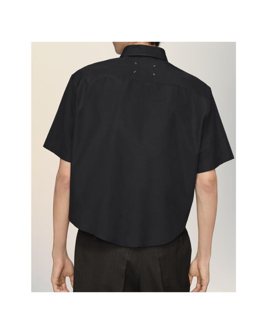 Maison Margiela Black Cotton Shirt for men
