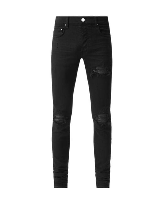Amiri Black Mx1 Distressed Jeans for men