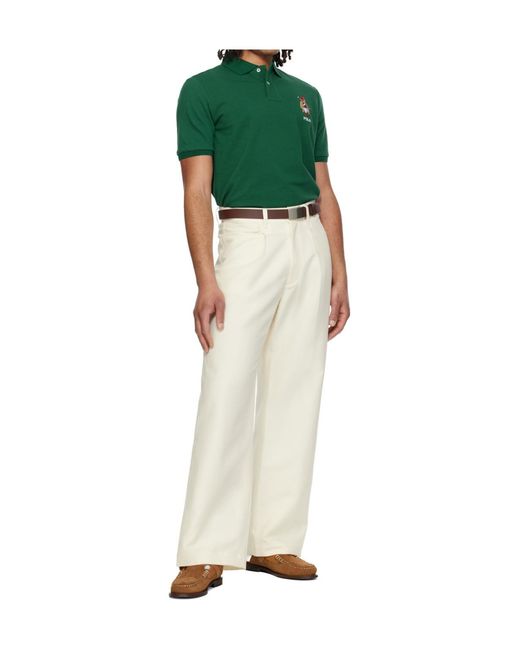 Polo Ralph Lauren Green Short-Sleeved Polo Shirt for men