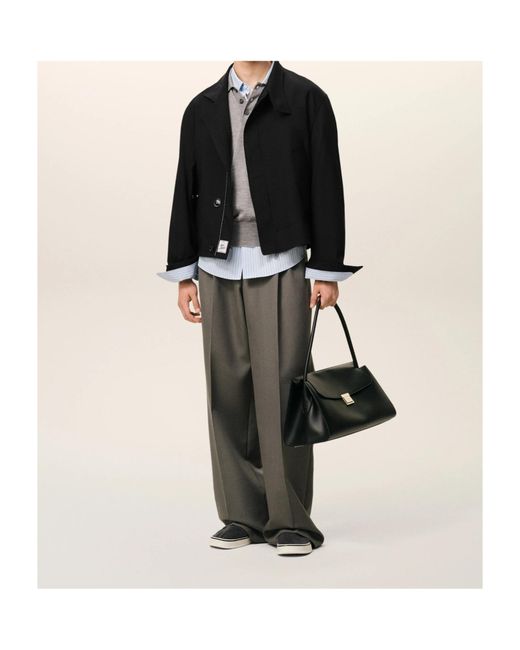 AMI Black Harrington Jacket for men