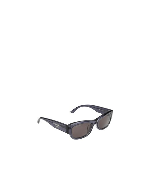 Balenciaga White Eyewear Rectangular Frame Sunglasses for men