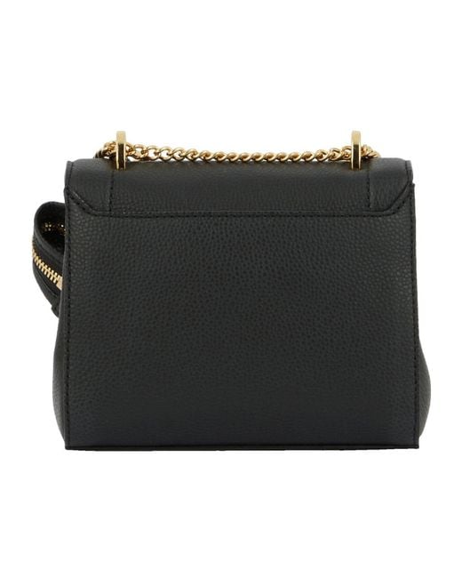 Lancel Black Ninon De Chain Linked Shoulder Bag