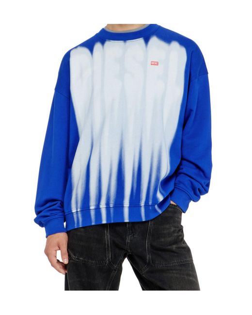 DIESEL Blue Boxt-Aa1 Sweater for men