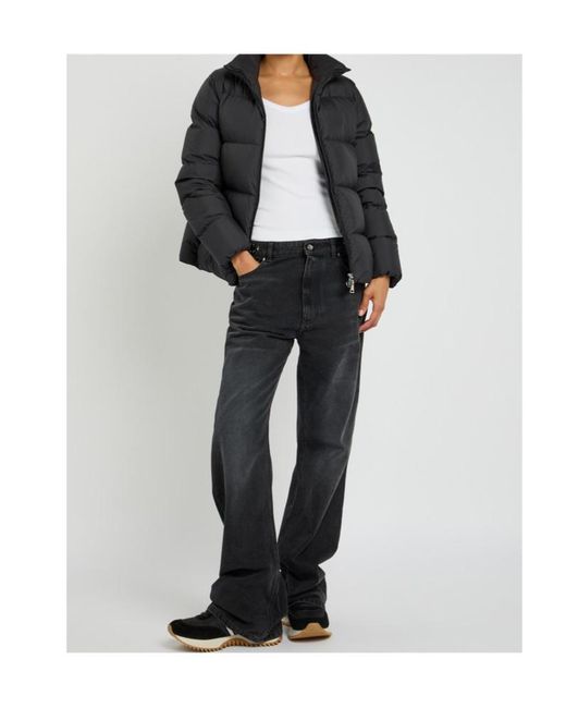 Moncler Black Mauzun Quilted Shell Jacket