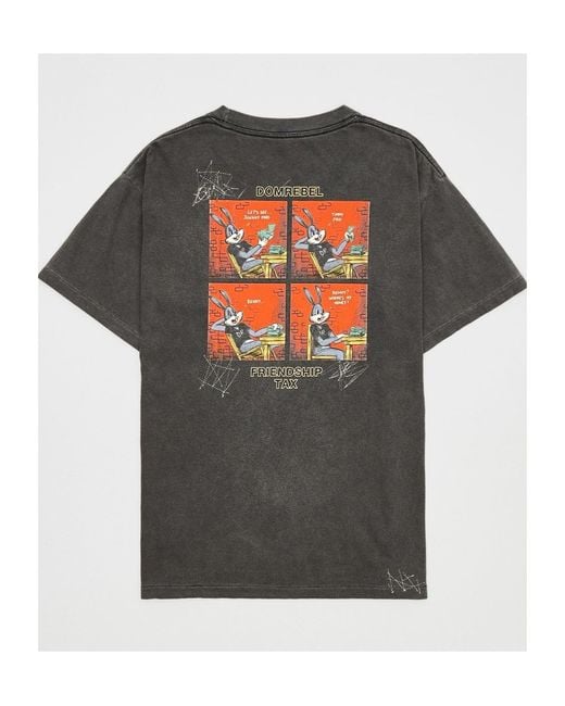DOMREBEL Gray Short-Sleeved T-Shirt for men