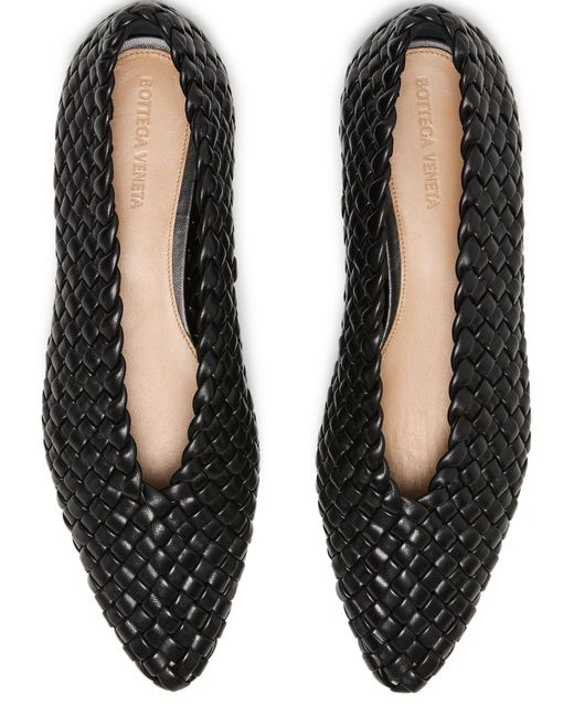 Bottega Veneta Black Sofia Ballet Flats