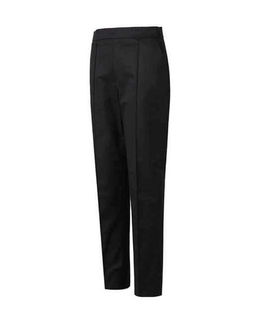 Moncler Black Low-Rise Tailored Trousers