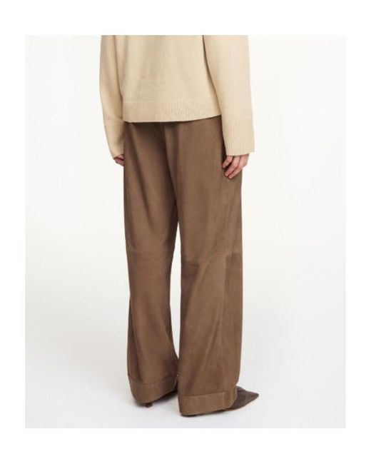 By Malene Birger Brown Joanni Drawstring Trousers