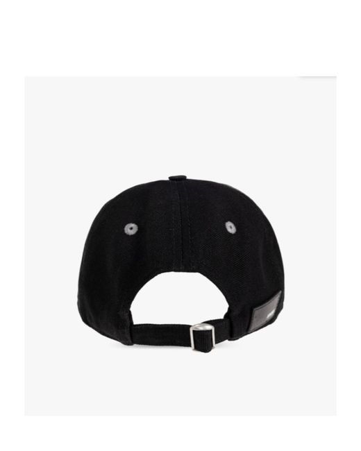 Amiri Black Mesh-Panel Baseball Hat for men
