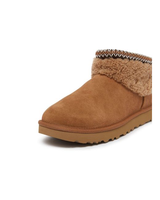 Ugg Brown Maxi Curly Short Boots