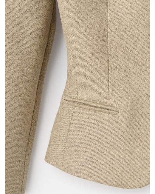 Jacquemus Natural The Mini Ovalo Jacket