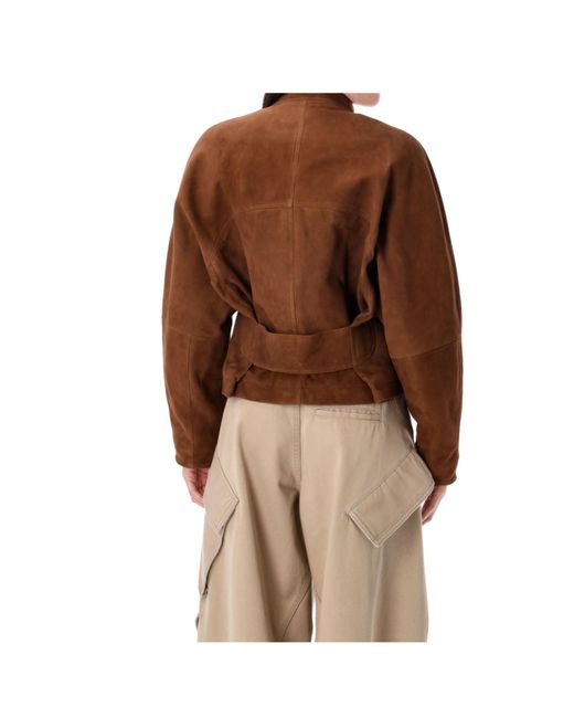 Alaïa Brown Alaïa Round Jacket