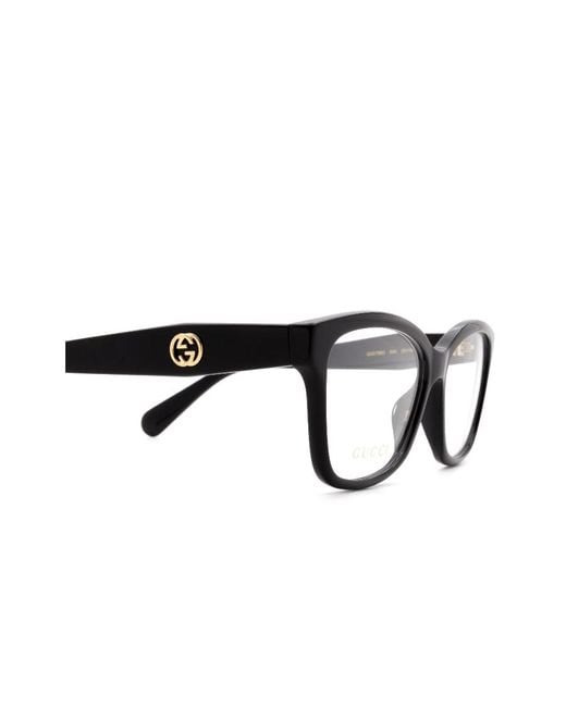 Gucci White Eyewear Square Frame Glasses