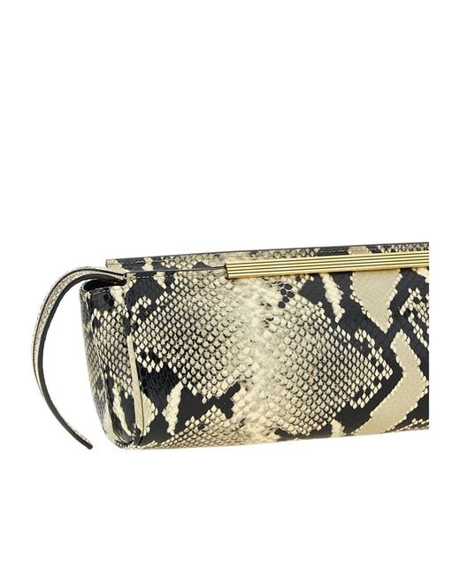 Khaite Metallic Donna Evening Clutch Bag