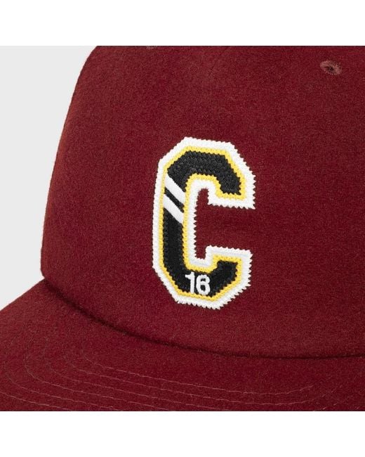 Céline Red Trucker Cap for men