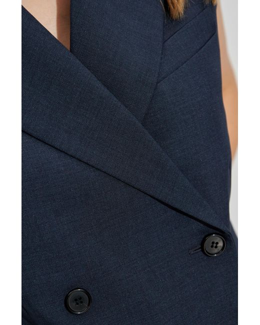 Theory Blue Waistcoats