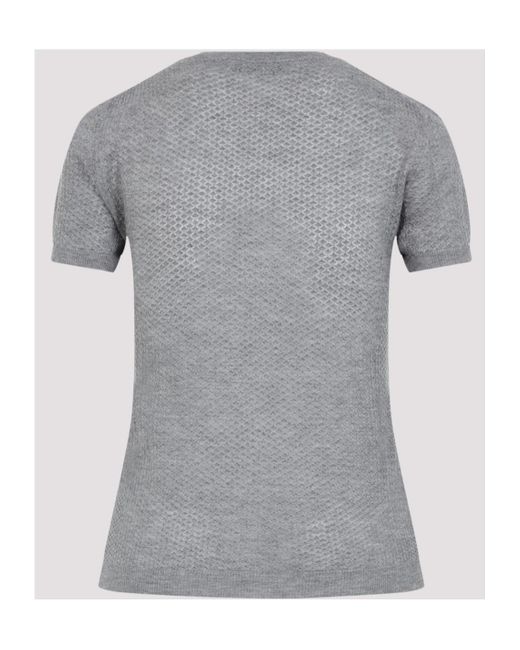 Miu Miu Gray Cashmere Sweater