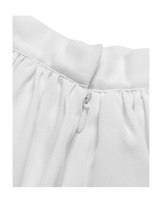 Armani Jeans White Emblem Skirt