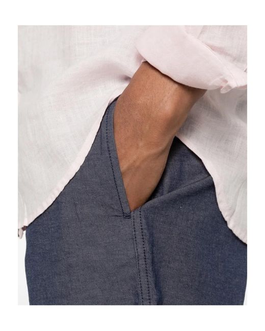 Woolrich Blue Drawstring Shorts for men