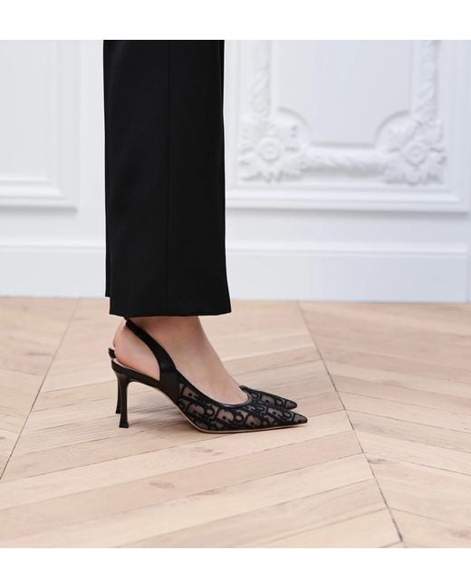 Dior Black Aable Slingback Pump