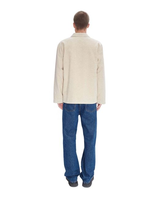 A.P.C. Natural Long-Sleeved Casual Jacket for men