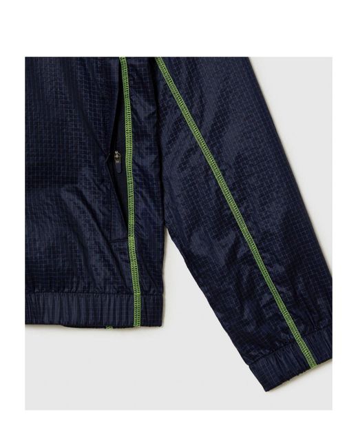 Lacoste Blue Minimal Windproof Jacket for men