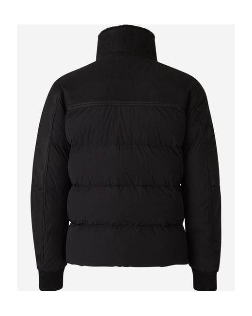 Moorer Black Long-Sleeved Down Jacket for men