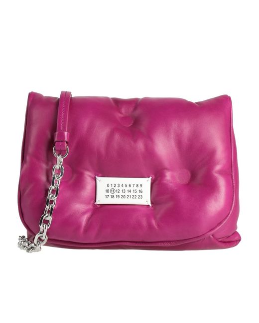 Maison Margiela Pink Medium Size Leather Crossbody Bag