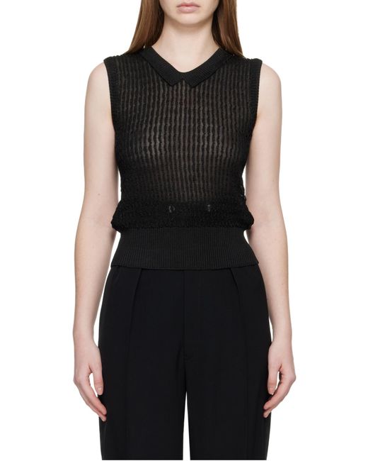 Maison Margiela Black Sleeveless Vest