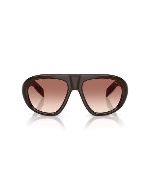 Prada Brown Full Frame Sunglasses