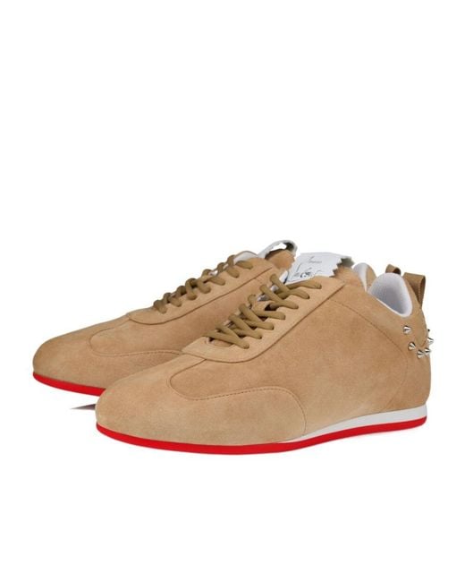 Christian Louboutin Natural Eleonora Low-Top Sneakers