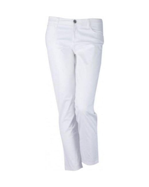 Armani Jeans White Logo Jeans