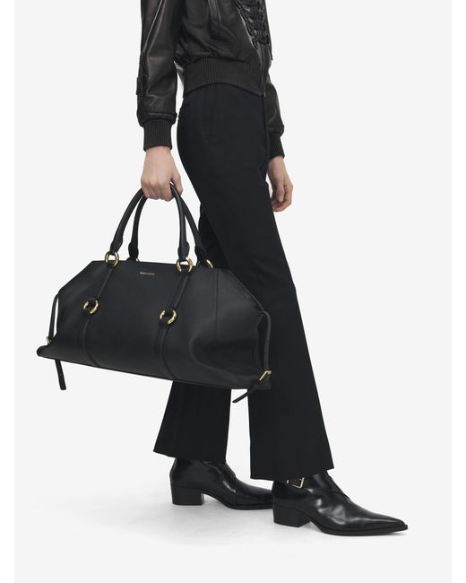 Alexander McQueen Black Farringdon Maxi Tote Bag for men