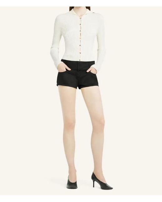 Courreges White Solar Cardigan